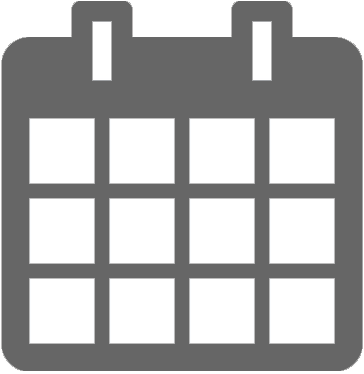 logo d'un calendrier gris
